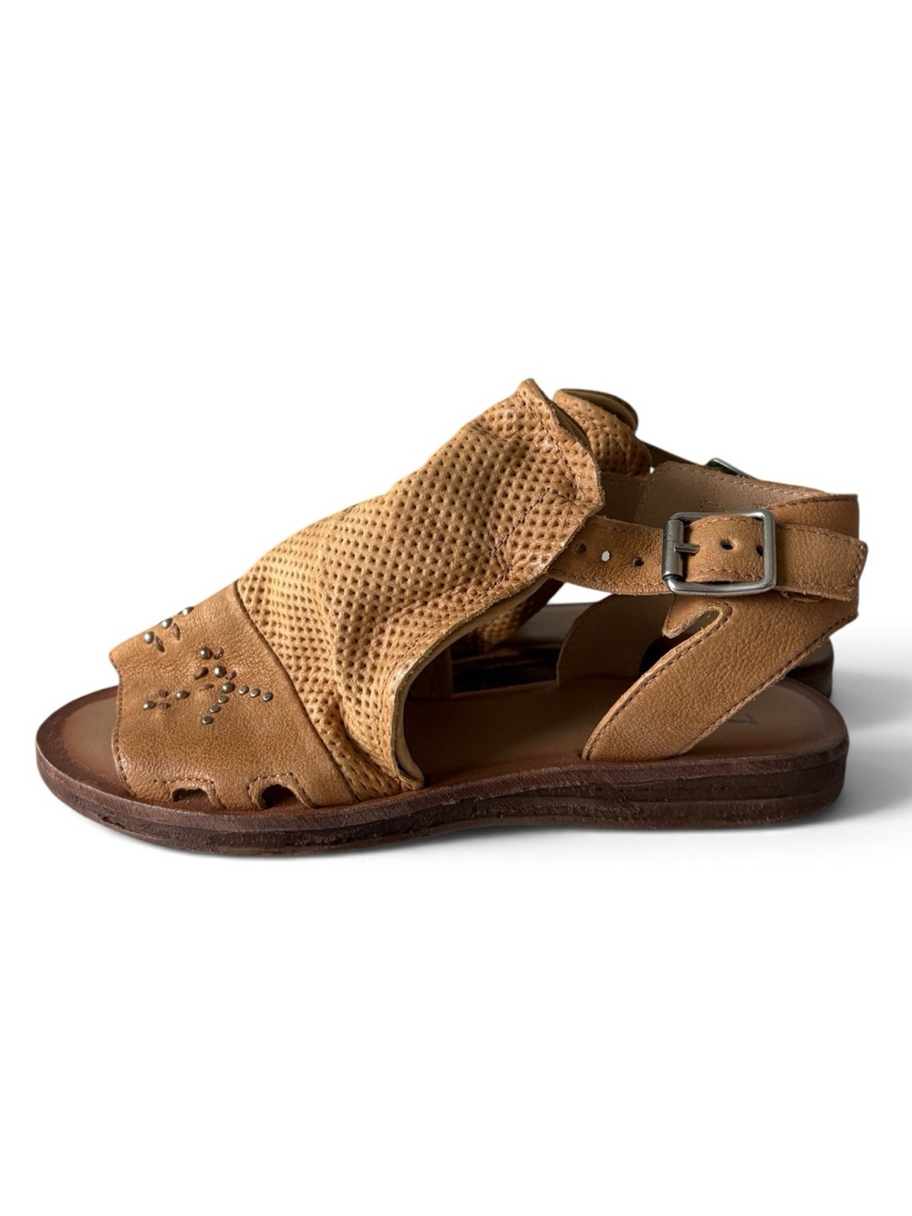Miz Mooz FIFI Leather Ankle-Strap Sandals Size 38 NWOT